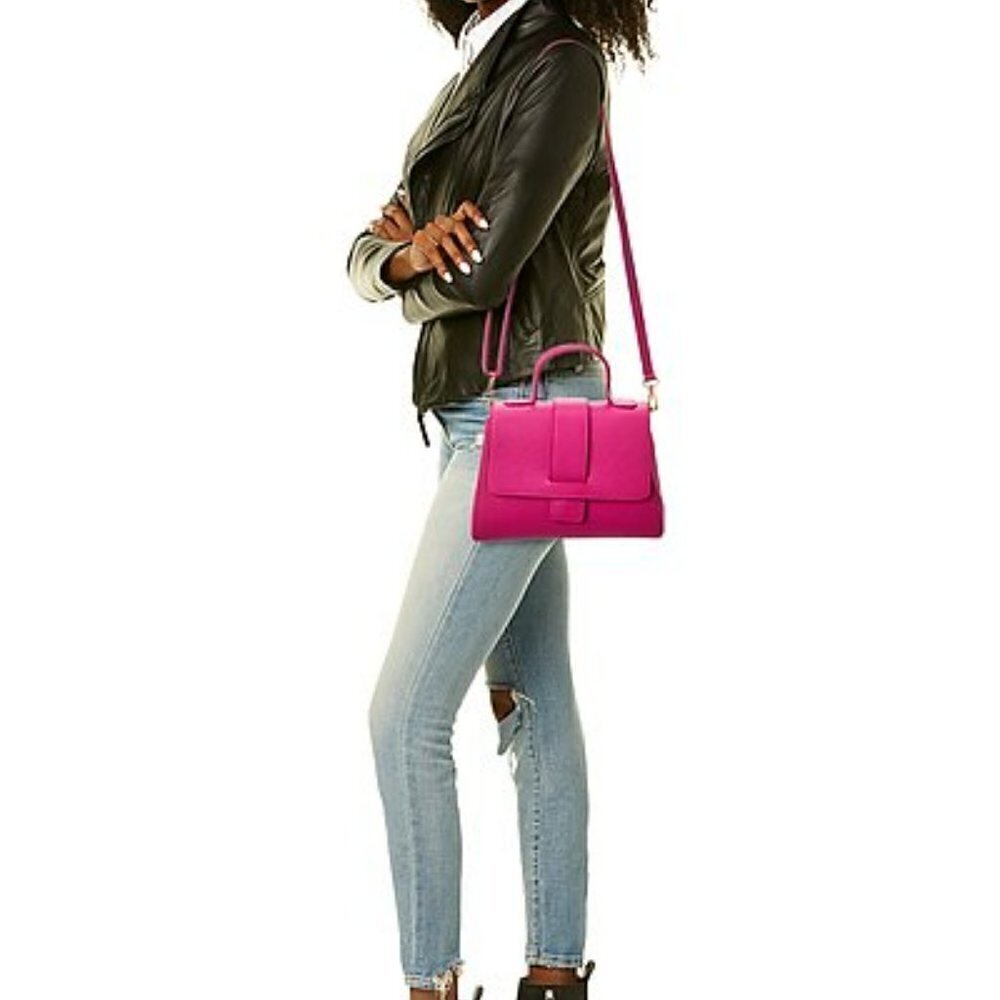 *NWOT* Persaman New York Pipa Leather Satchel - Picture 4 of 5